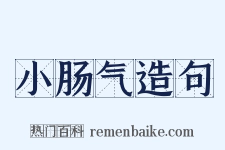 小肠气造句是什么意思的图片